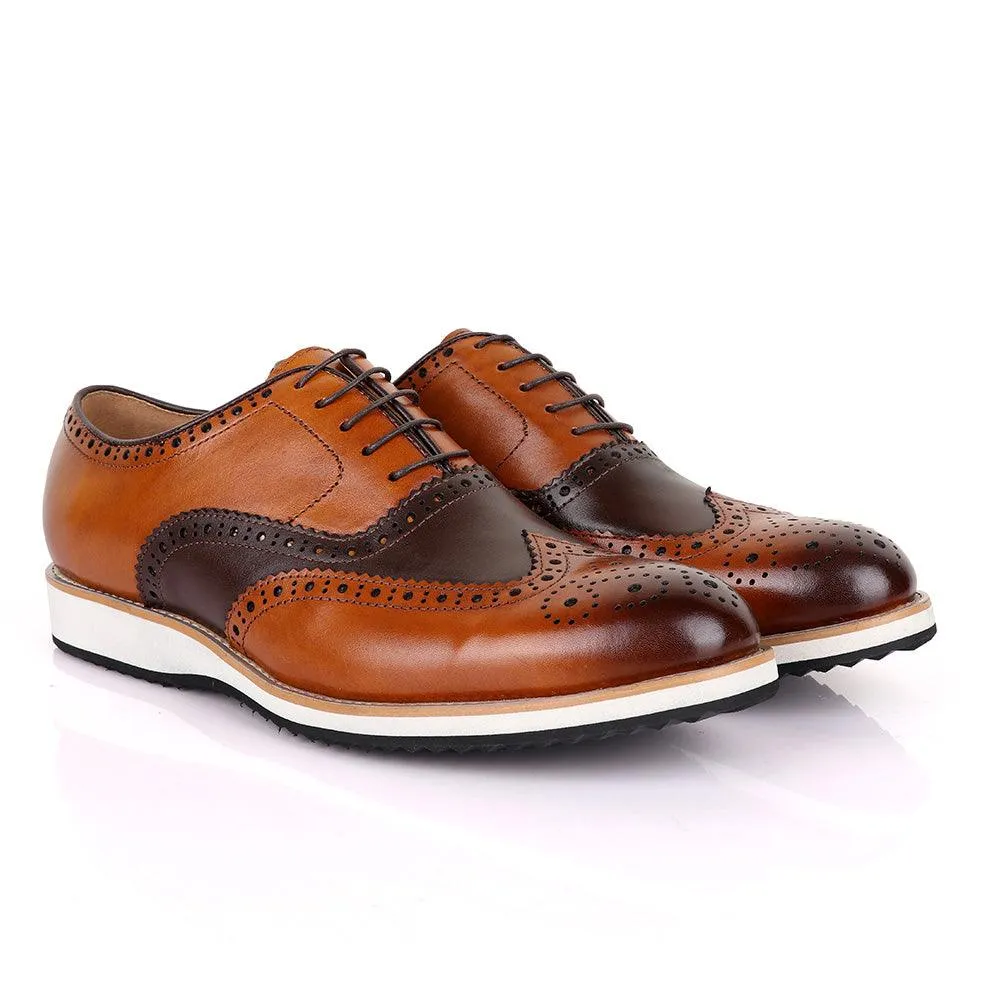 Terry Taylors Oxford Brown and Coffee Sneaker Shoe