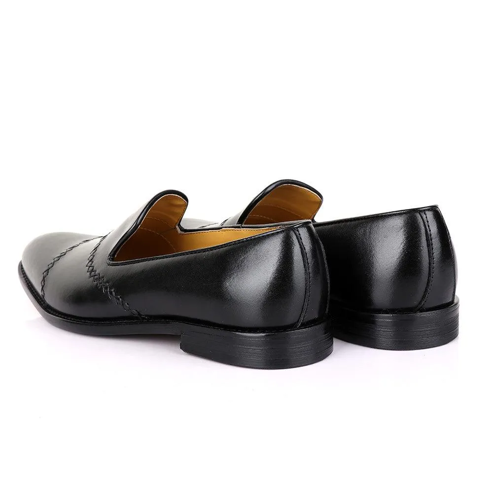 Terry Taylors Treading Black Leather Shoe