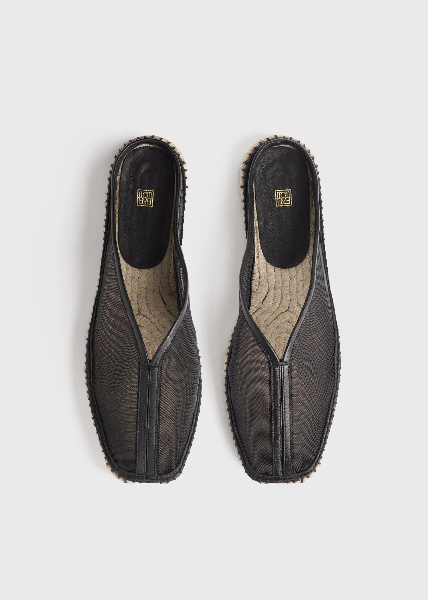 The Espadrille Slipper black