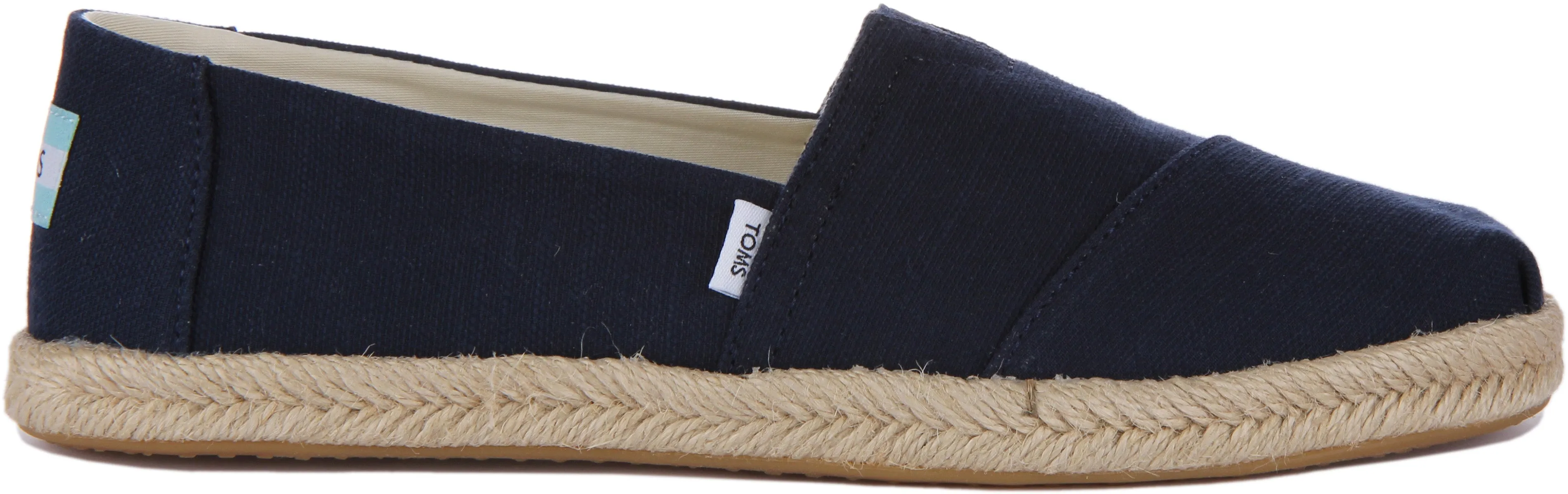 Toms Alpargata Recycled Rope In Navy For Women