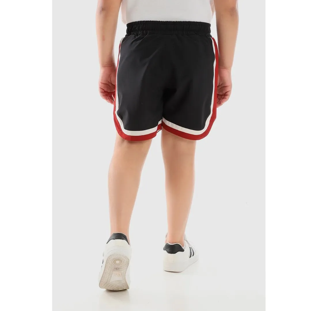 Tri-Tone Comfy Slip On Sportive Shorts