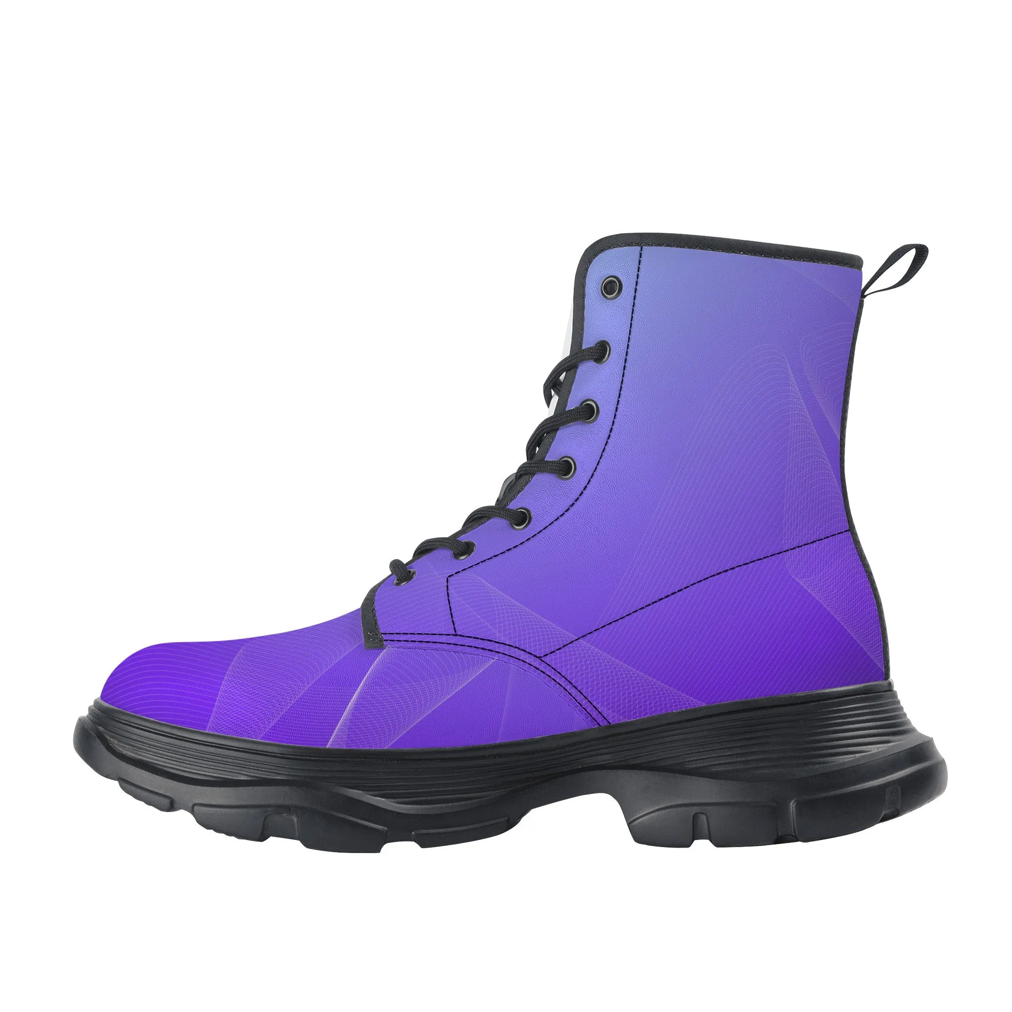 Unisex Chunky Boots - Purple