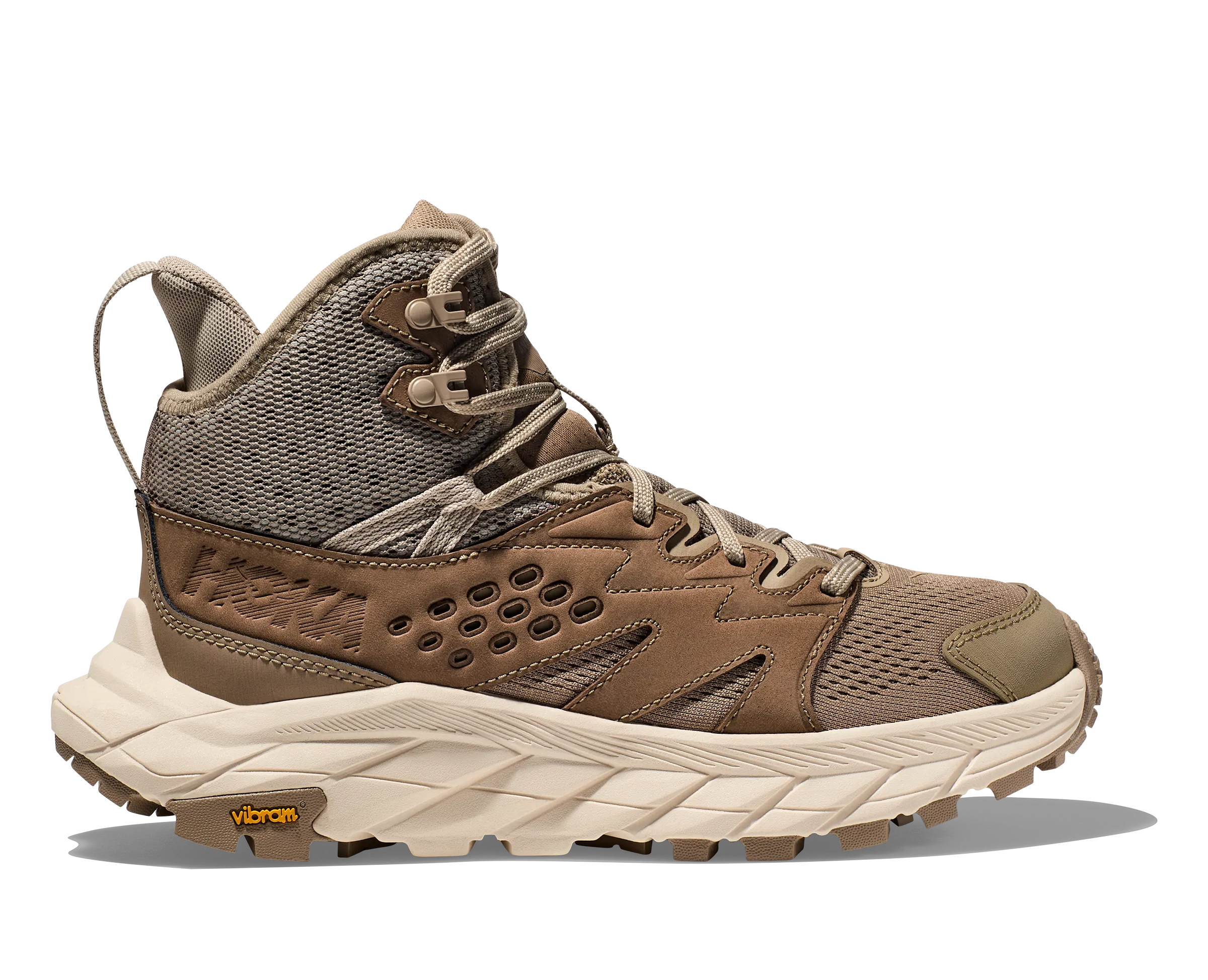 Women's Hoka Anacapa Breeze Mid Color: Dune/Eggnog