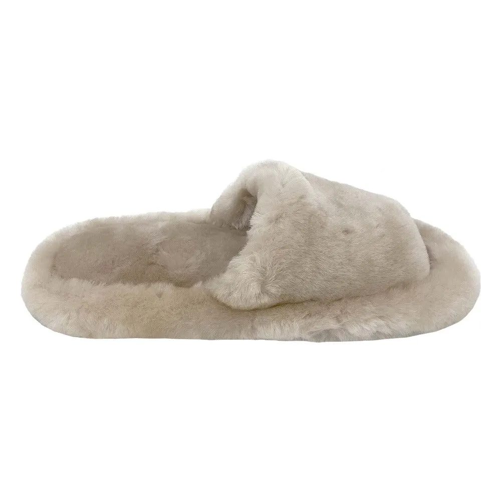 Women's Sheepskin Cozy Slip On Slippers