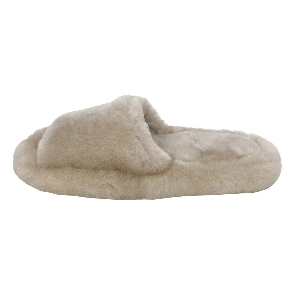 Women's Sheepskin Cozy Slip On Slippers