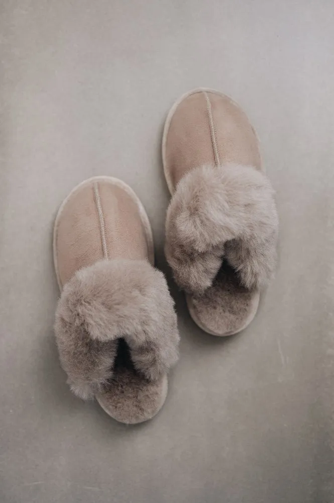 Women's Sheepskin Mule Slippers | GWEN